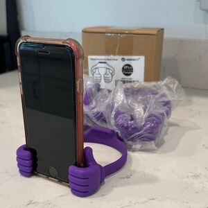 Purple Phone Holder Clip by